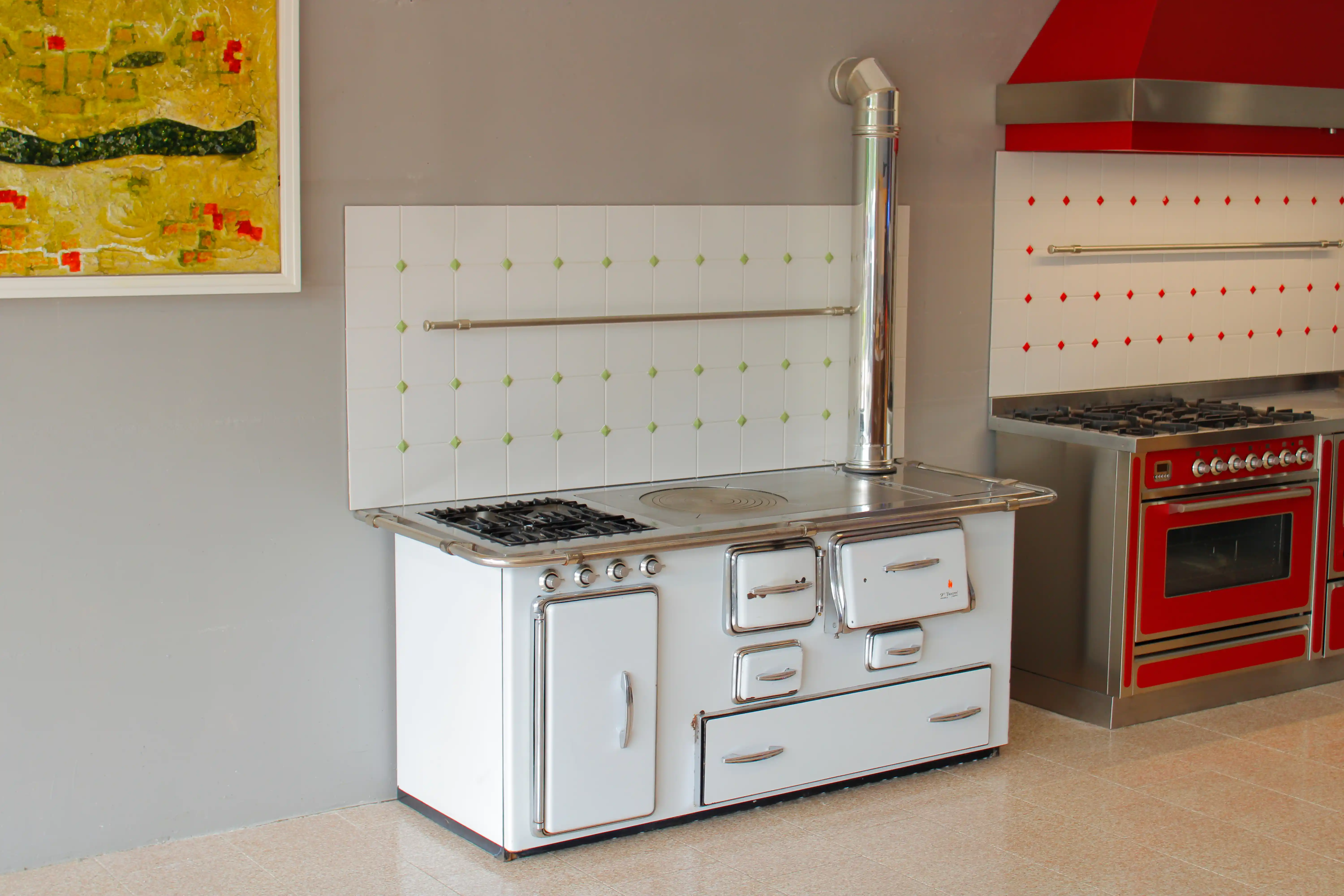 Cucina combinata 180 storica - Vista laterale panoramica