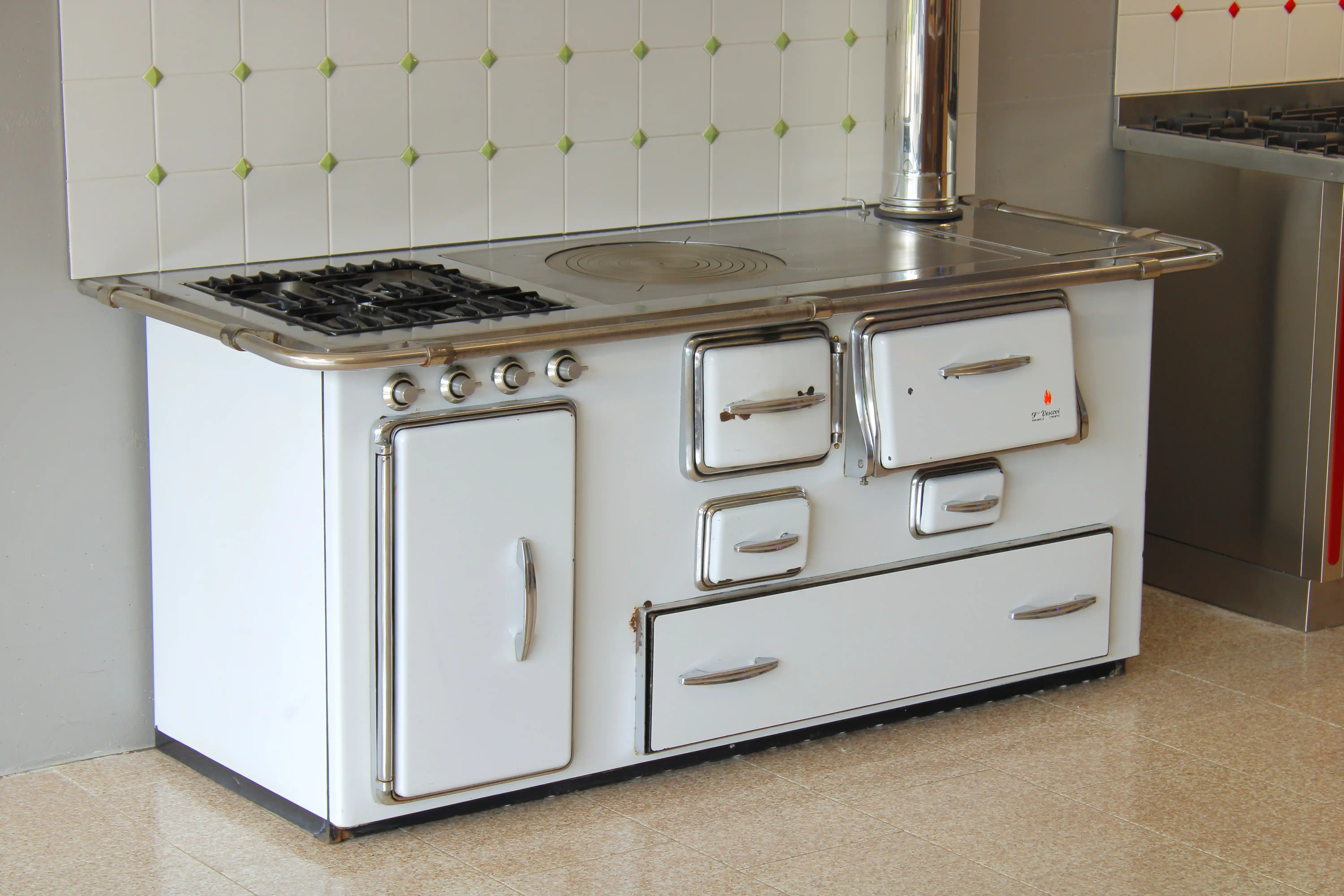 Cucina combinata 180 storica - Vista laterale
